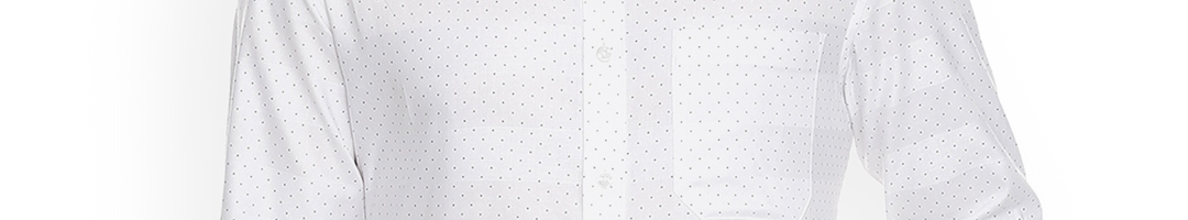 Buy Louis Philippe Men White Regular Fit Printed Formal Shirt - Shirts for Men 9751749 | Myntra