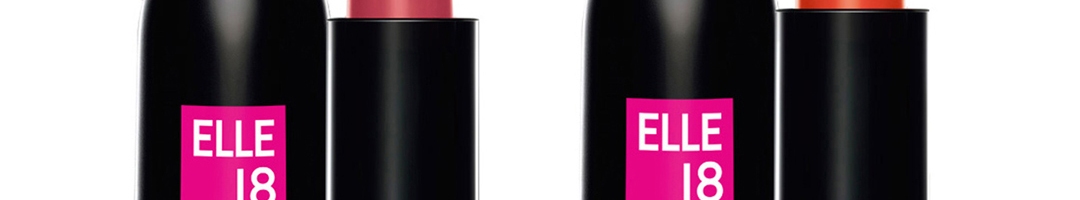 Buy ELLE 18 Set Of 2 Lipsticks 4.3 G Each Lipstick for