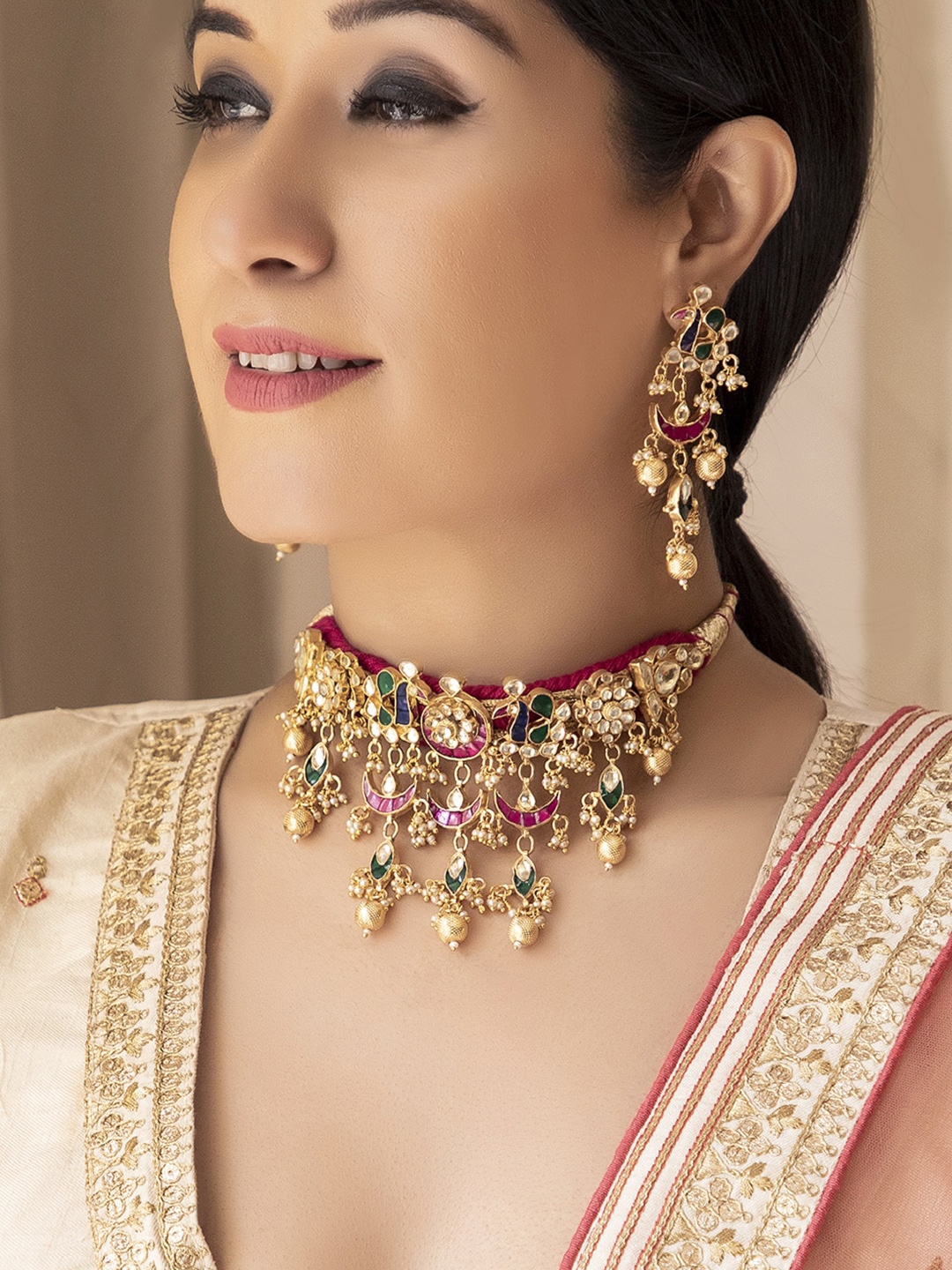 Jewellery set on myntra