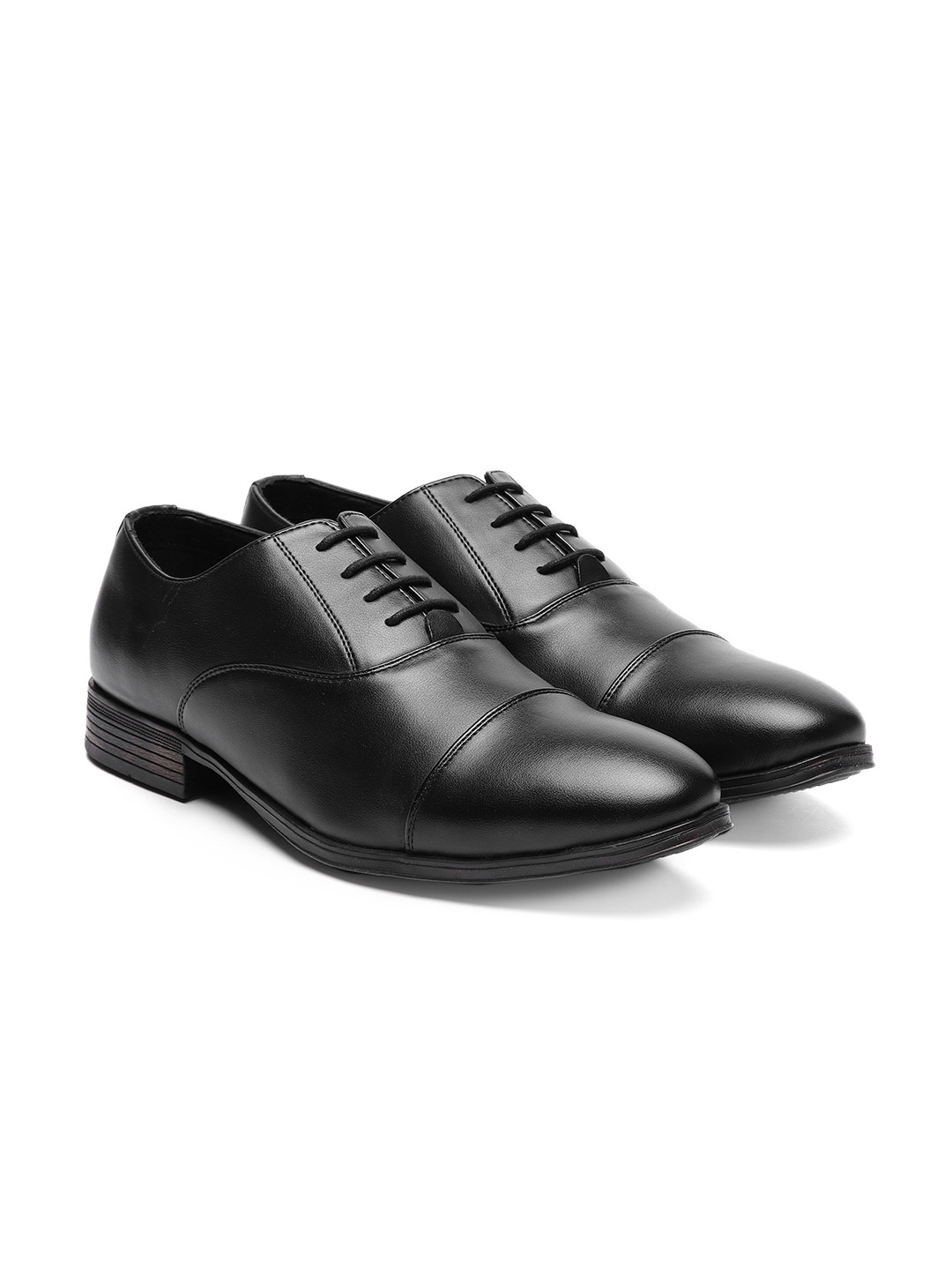 Buy Carlton London Men Black Solid Oxford Formal Shoes Formal Shoes