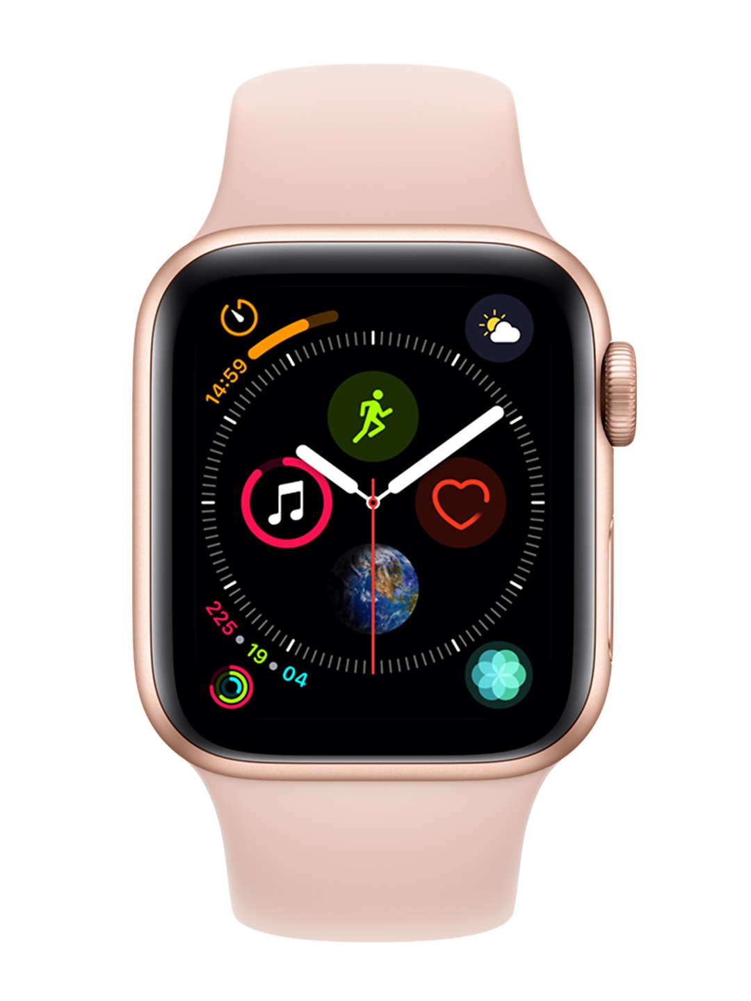 apple rose gold smart watch