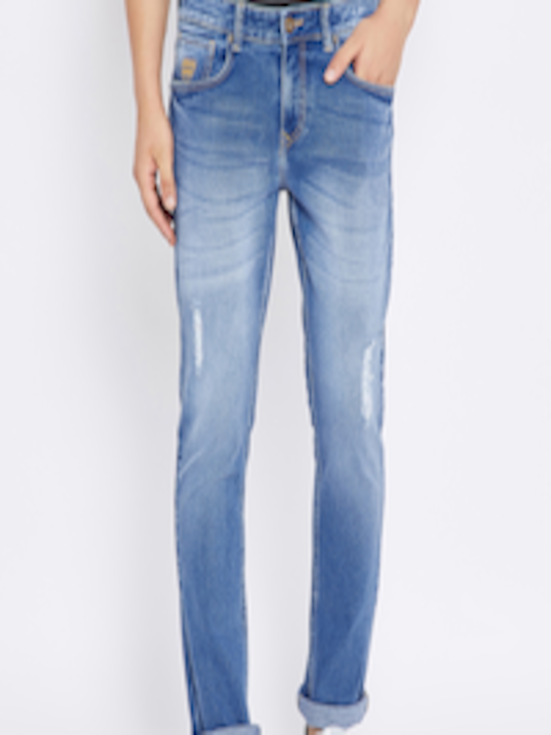 Buy American Archer Men Blue Slim Fit Jeans - Jeans for Men 9807849 ...