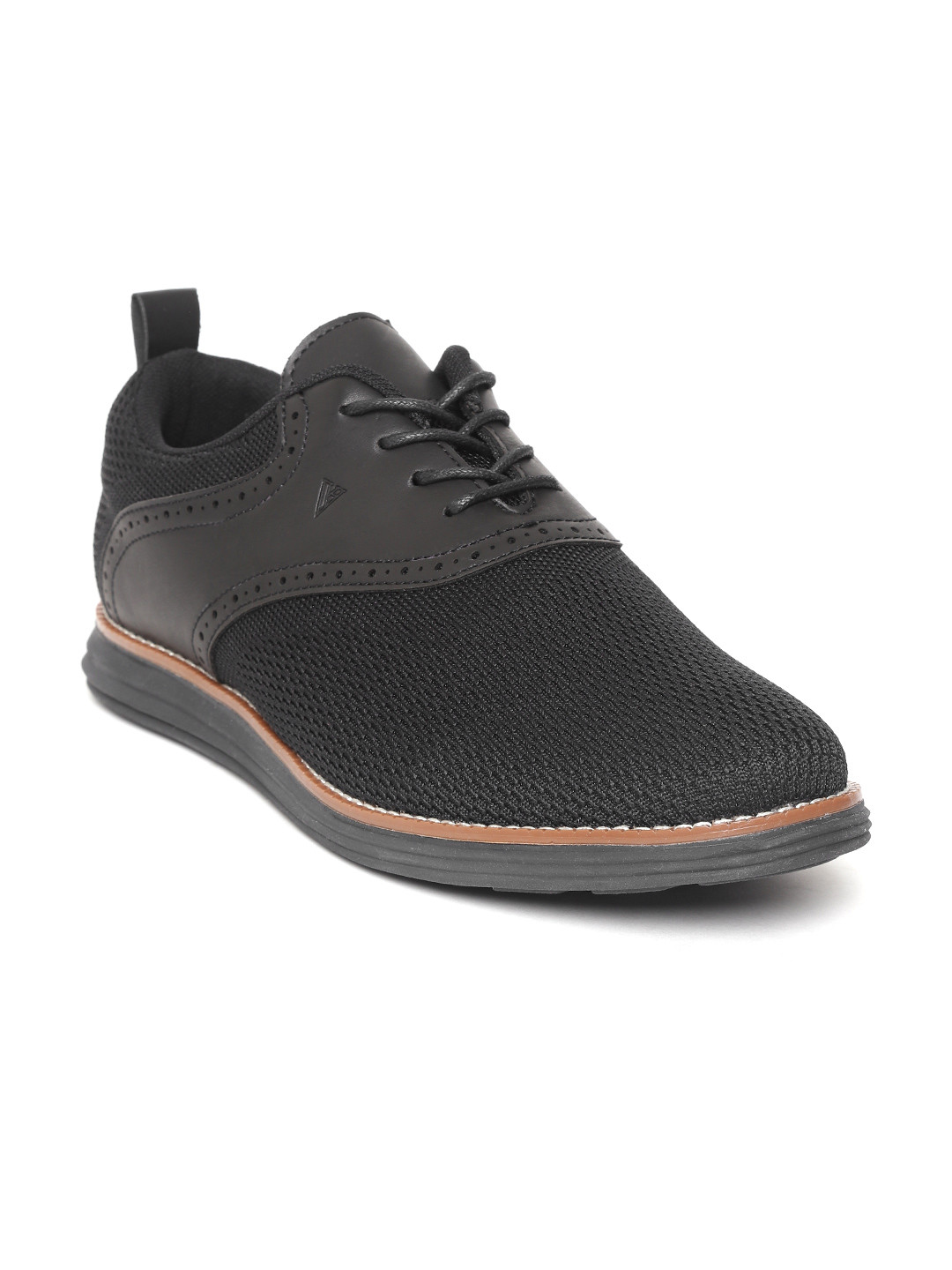 Buy Van Heusen Men Black Sneakers Casual Shoes for Men 9808585 Myntra