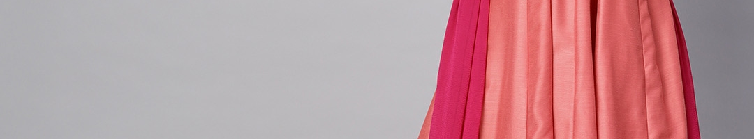 Buy Rain & Rainbow Women Coral Pink Printed Kurta With Palazzos ...