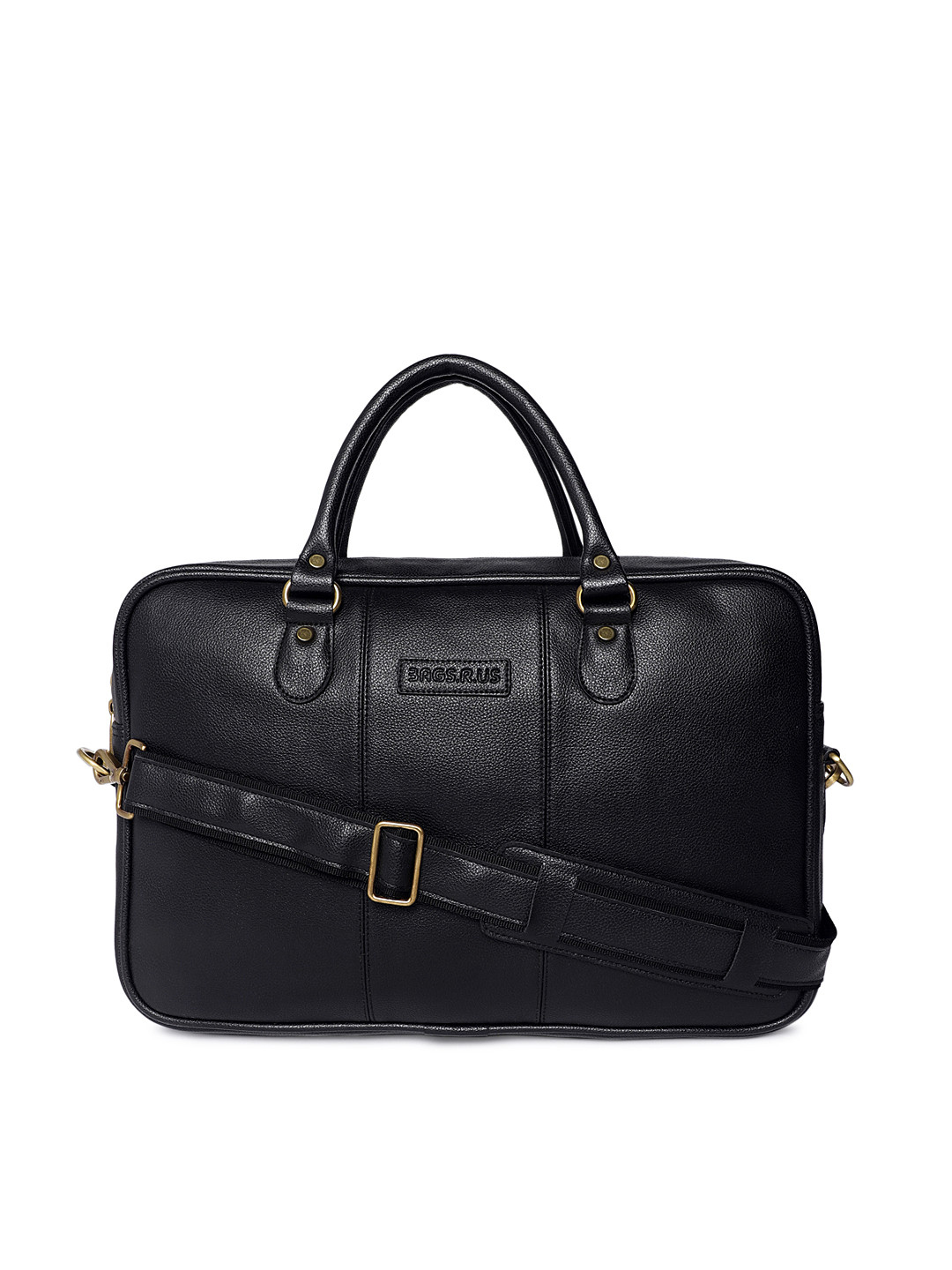 Buy Bags.R.us Unisex Black Solid Laptop Bag Laptop Bag for Unisex