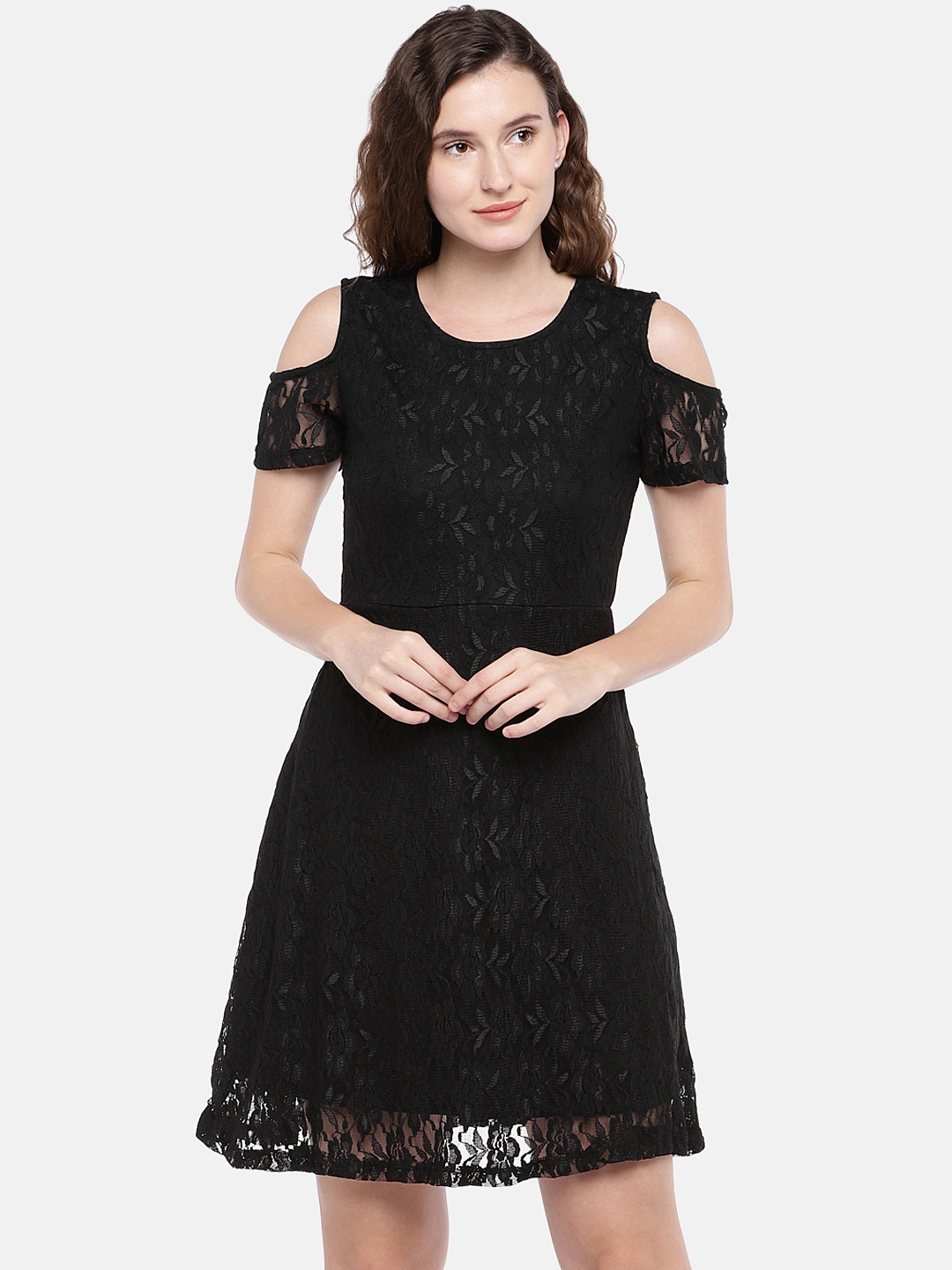 Buy Globus Women Black A Line Dress Dresses for Women 9818247 Myntra