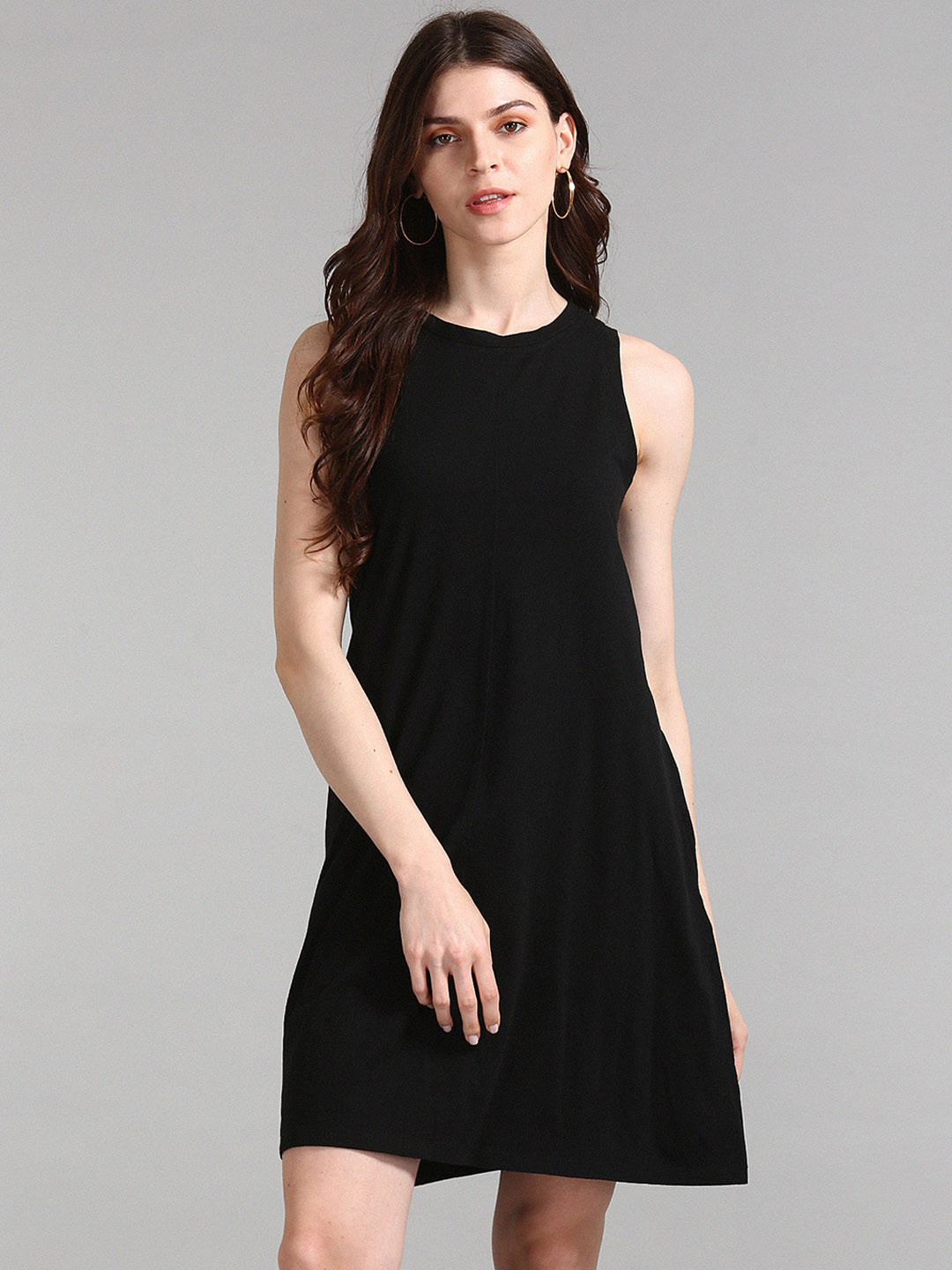 Buy GAP Black Sleeveless Knit Dress Dresses for Women 9824541 Myntra