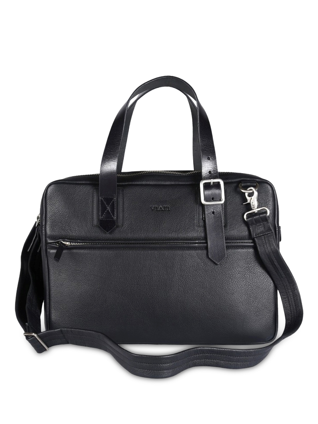Buy VIARI Men Black Leather Laptop Bag Laptop Bag for Men 982758 Myntra