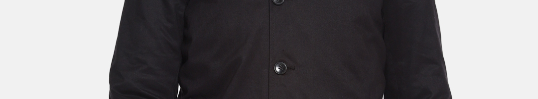 Buy SELECTED Men Black Solid Longline Tailored Jacket - Jackets for Men ...