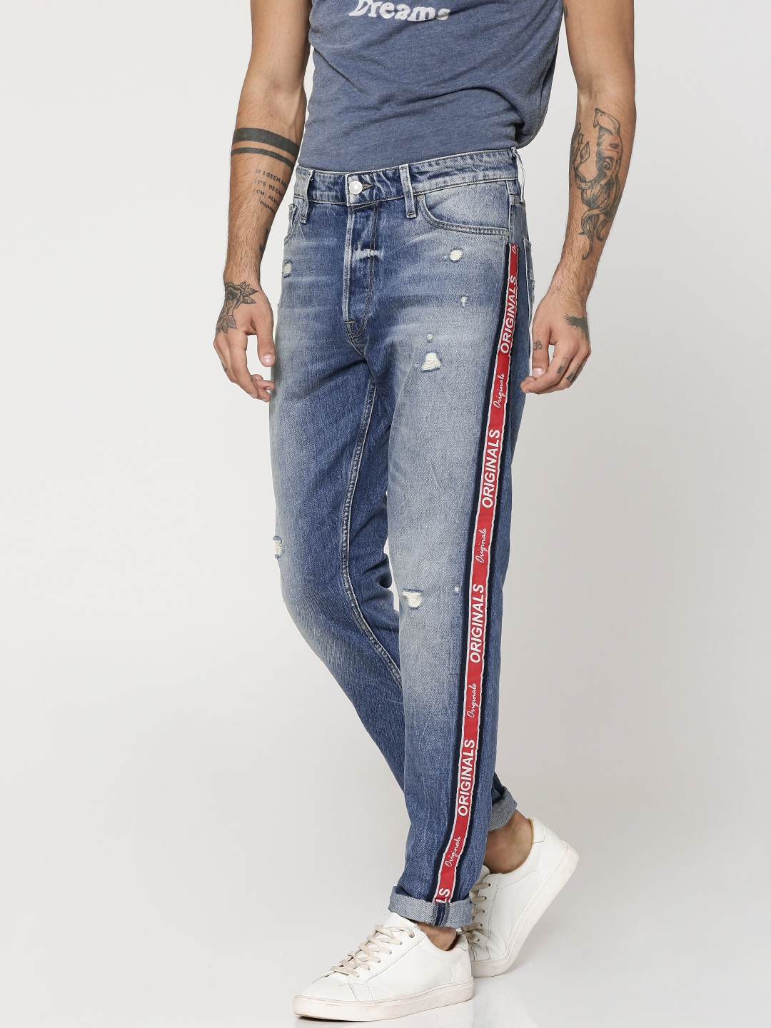 jack and jones light blue jeans
