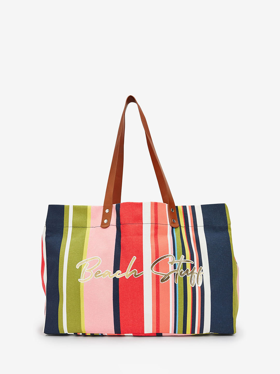 Buy Next Women Multicoloured Striped Tote Bag Handbags for Women