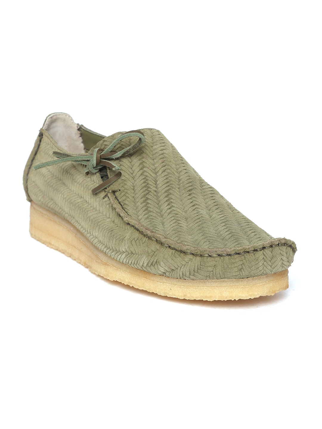 clarks olive green shoes