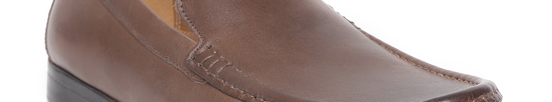 Buy Clarks Men Brown Solid Leather Semiformal Slip Ons - Formal Shoes ...