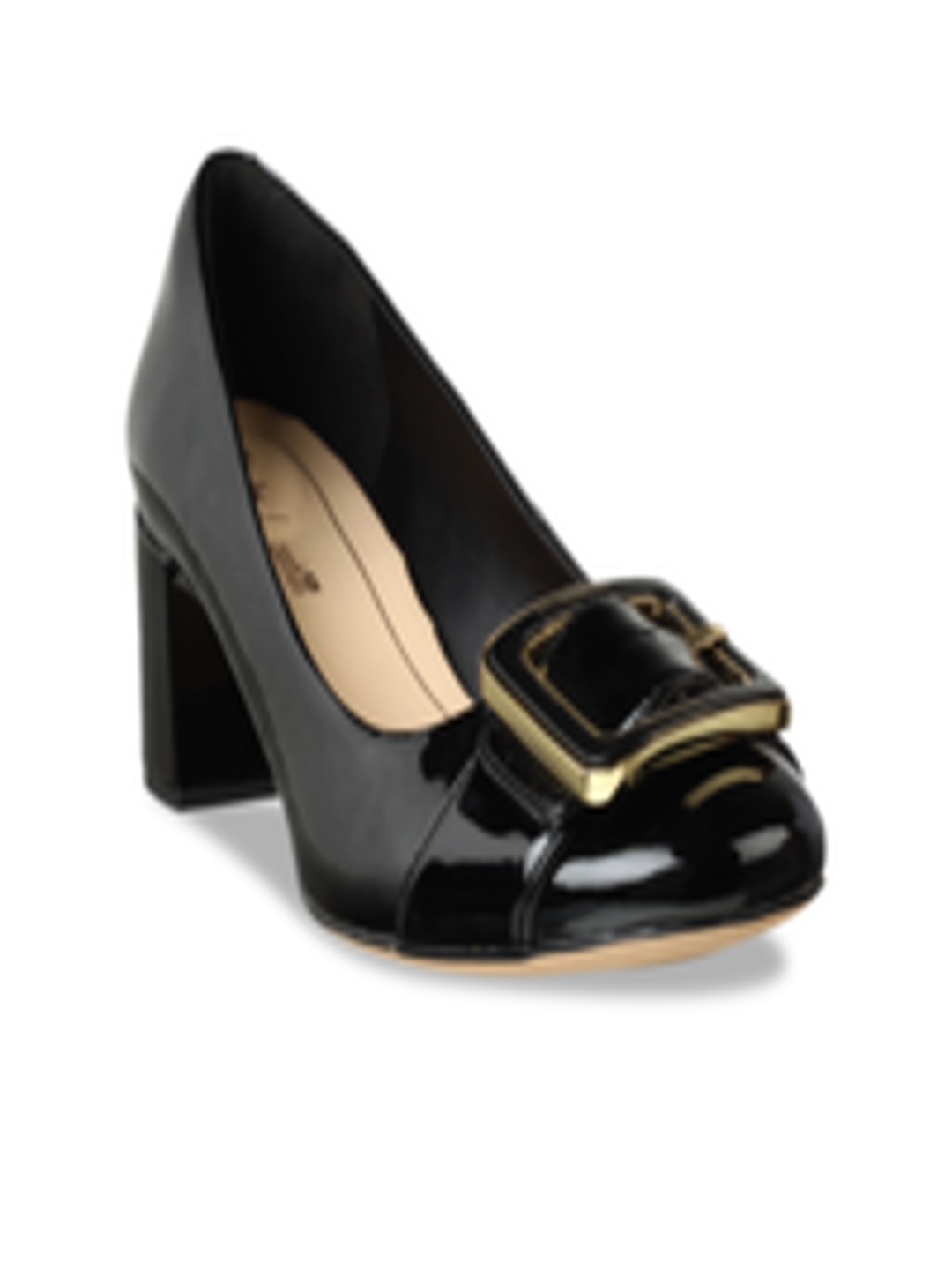 Buy Clarks Women Black Solid Pumps - Heels for Women 9863525 | Myntra