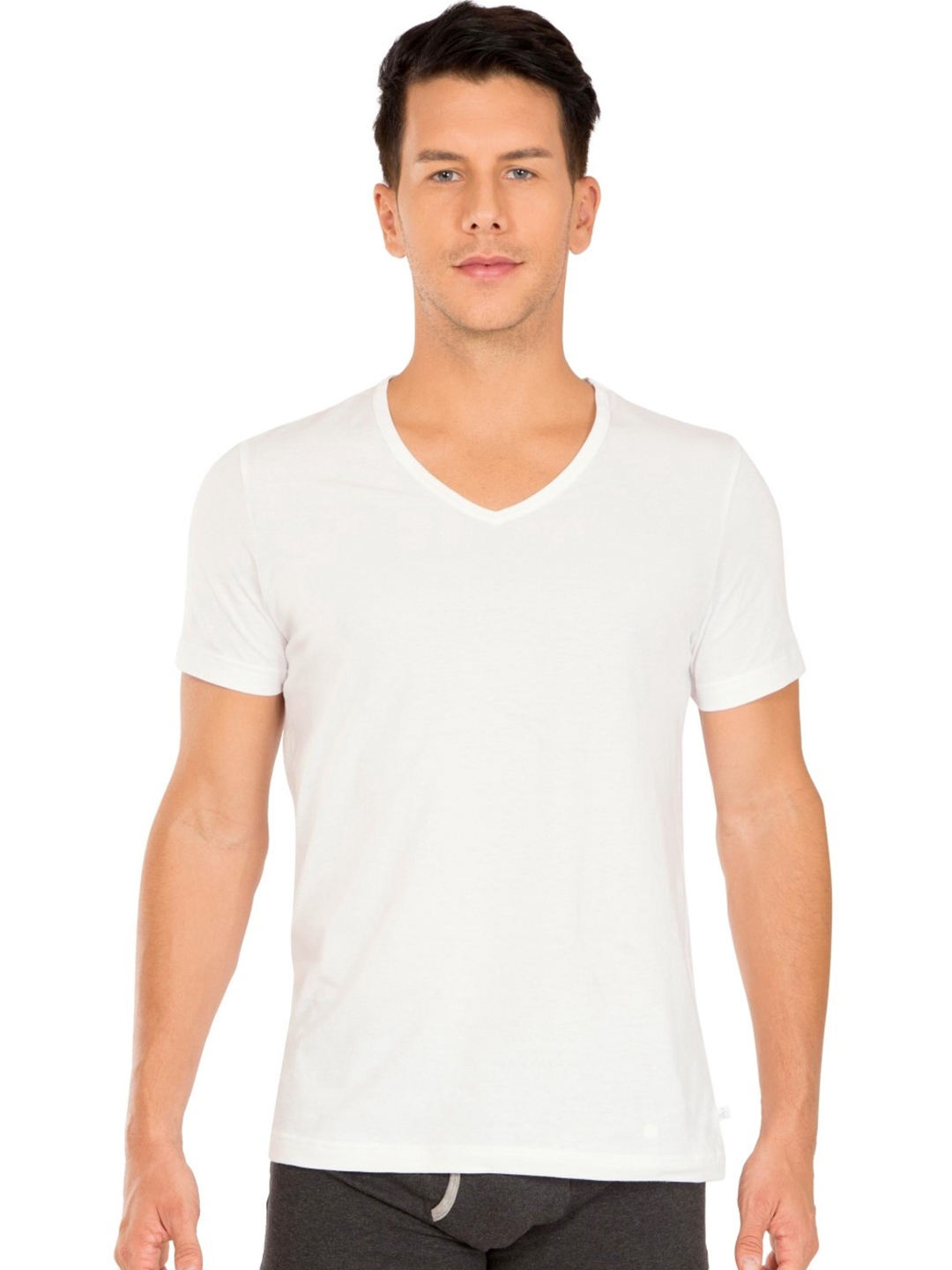 Buy Jockey Men White Solid Undershirt Innerwear Vest 8824 0105 ...