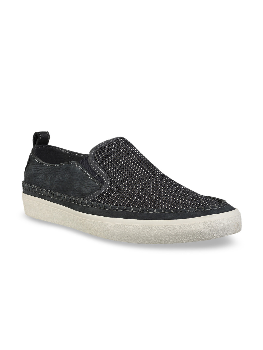 Buy Clarks Men Grey Leather Slip On Sneakers Casual Buy Clarks Men Grey Leather Slip On Sneakers Casual