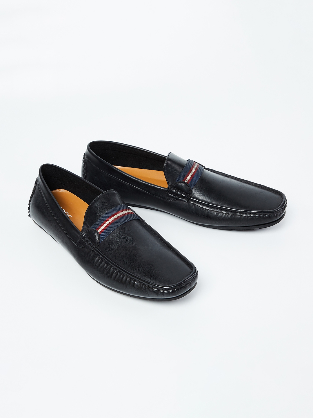 Buy CODE By Lifestyle Men Black Solid Slip Ons - Formal Shoes for Men ...