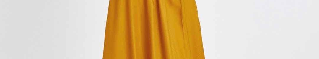 Buy Promod Women Mustard Yellow Wrap Dress - Dresses for Women 9910953 ...