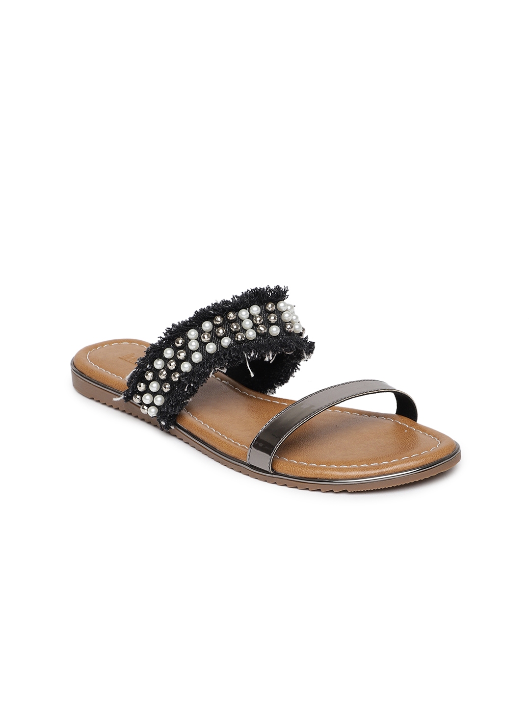 open toe flats under 500
