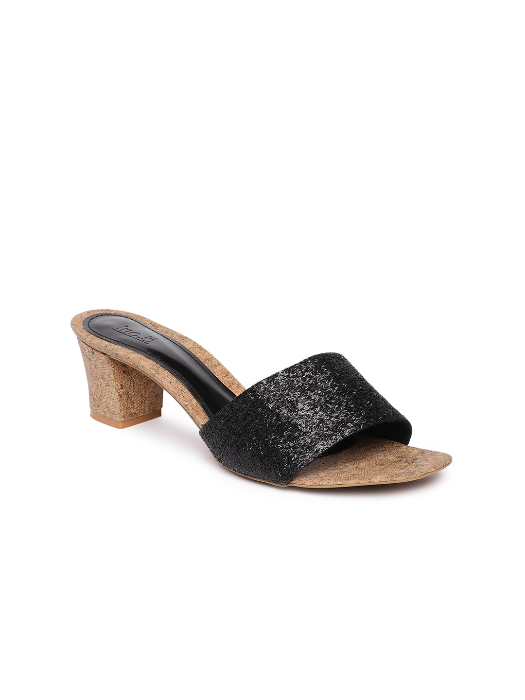 Buy Inc 5 Women Black Embellished Heeled Sandals - Heels for Women ...