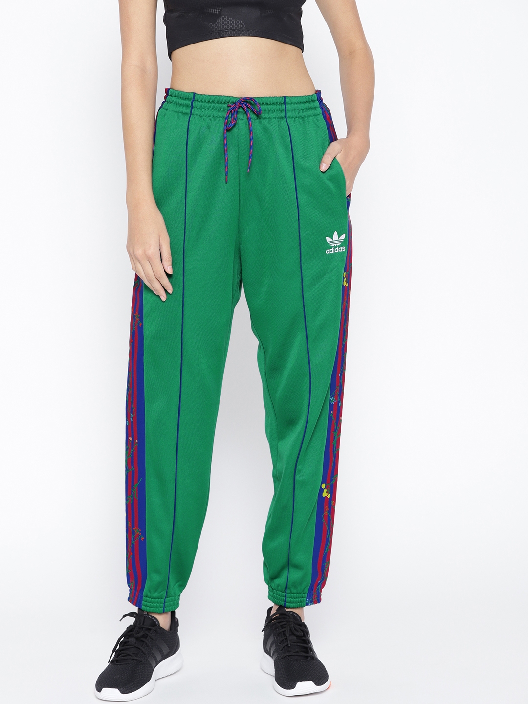 neon green track pants