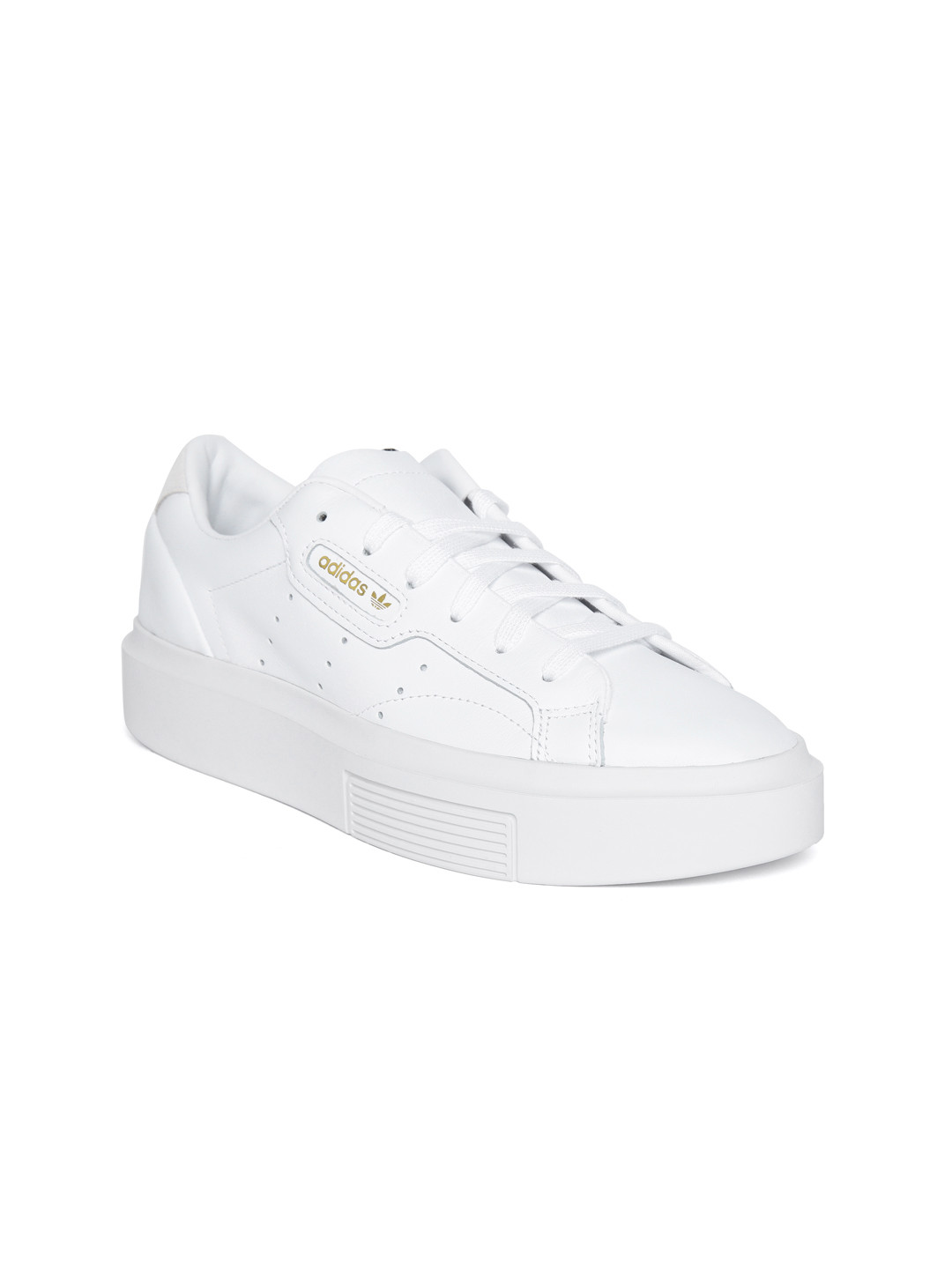 Buy ADIDAS Originals Women White Sleek Super Leather ...
