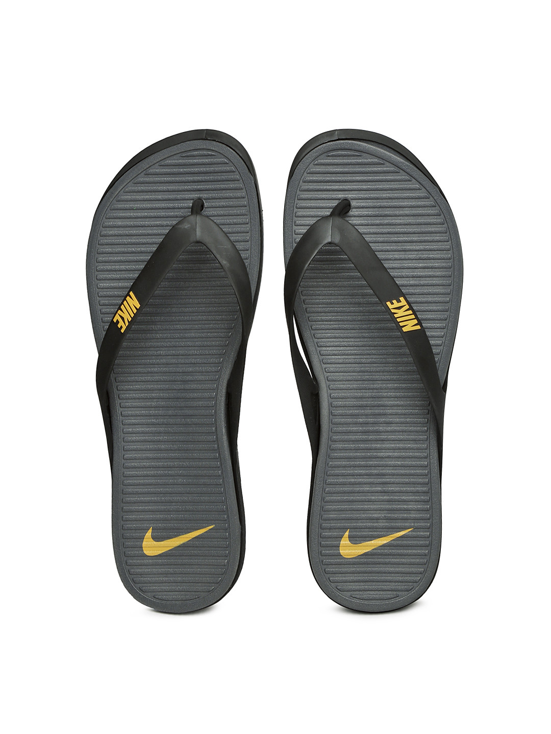 Buy Nike Men Black & Grey Matira Thong Flip Flops - Flip Flops for Men 991201 | Myntra
