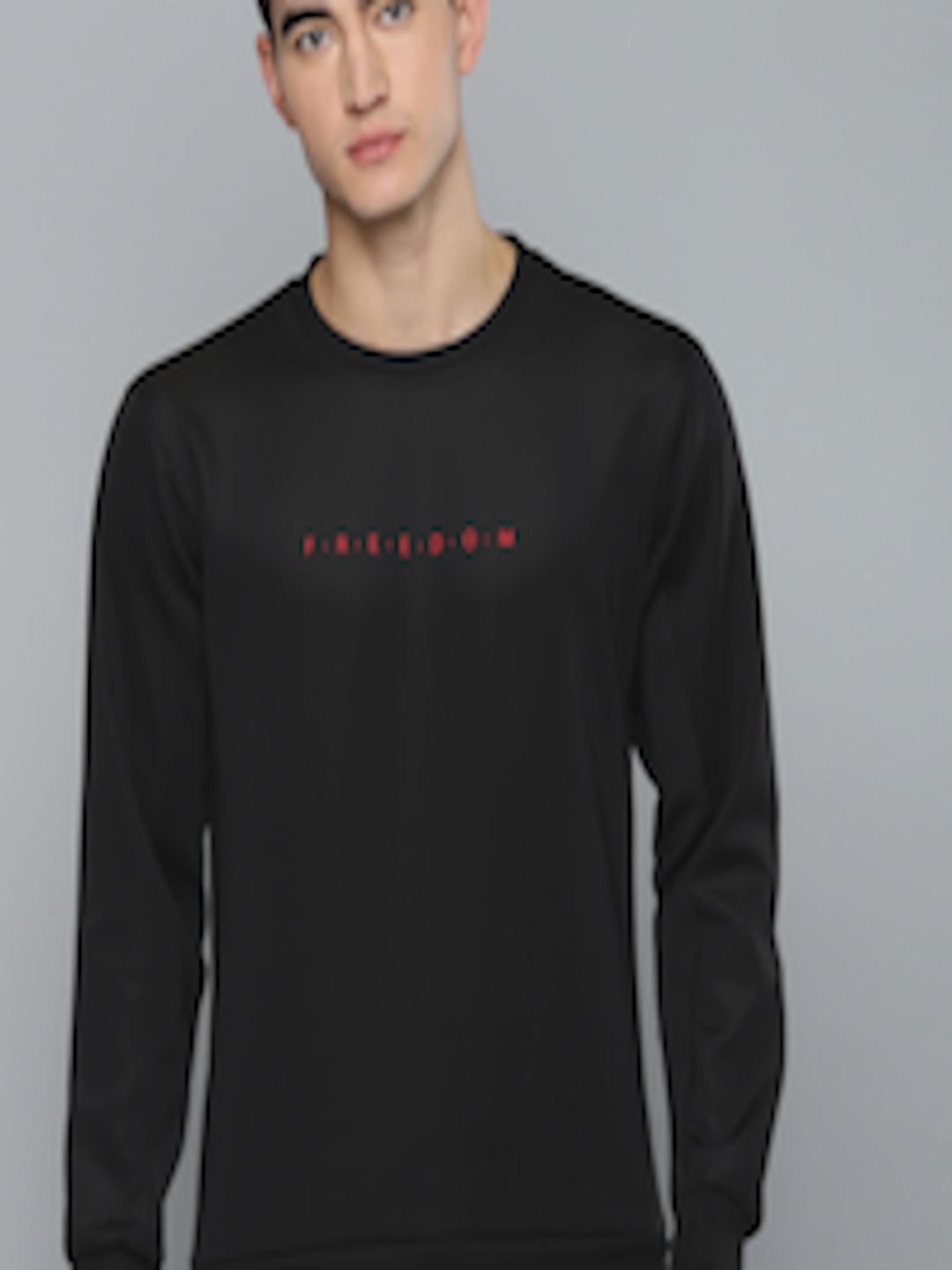 Buy Harvard Men Black Solid Sweatshirt - Sweatshirts for Men 9920121 ...