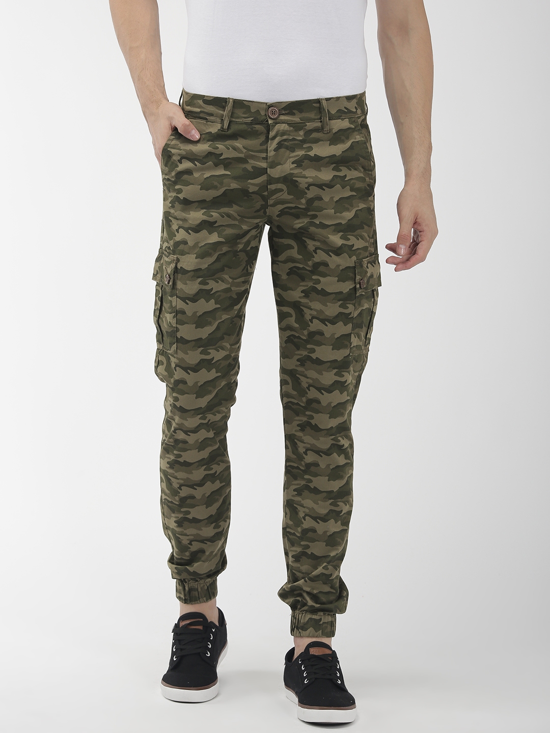 mens olive green jogger pants