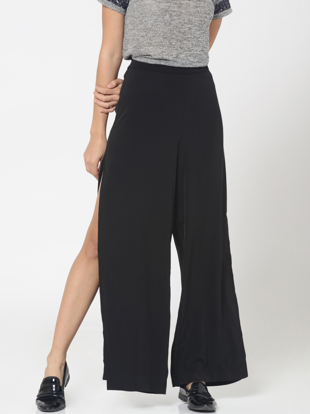 parallel trousers with top