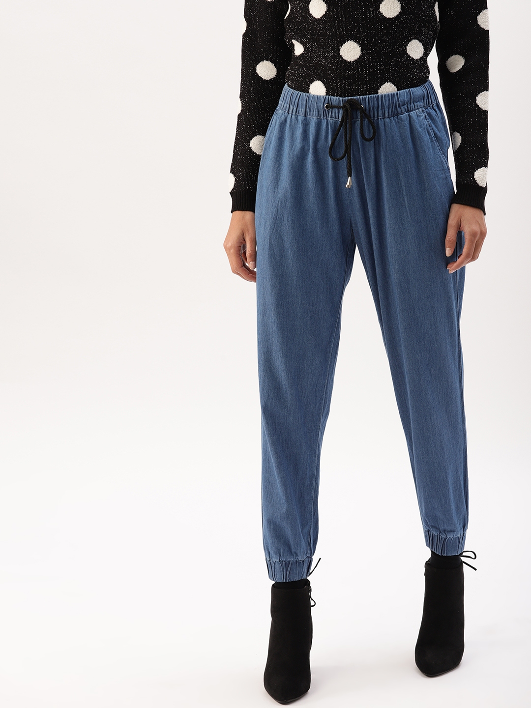 chambray joggers