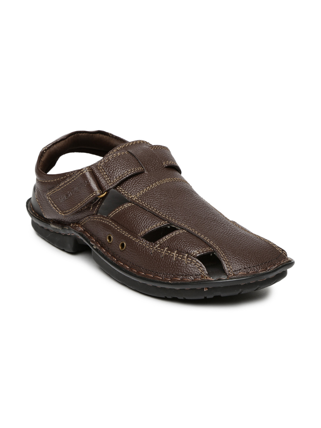 Buy Hush Puppies By Bata Men Brown Leather Sandals Sandals for Men