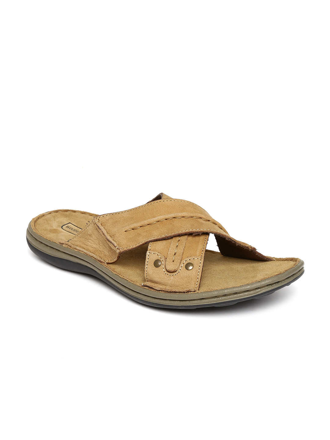 Buy Woodland ProPlanet Men Camel Brown Leather Sandals - Sandals for Men 994491 | Myntra