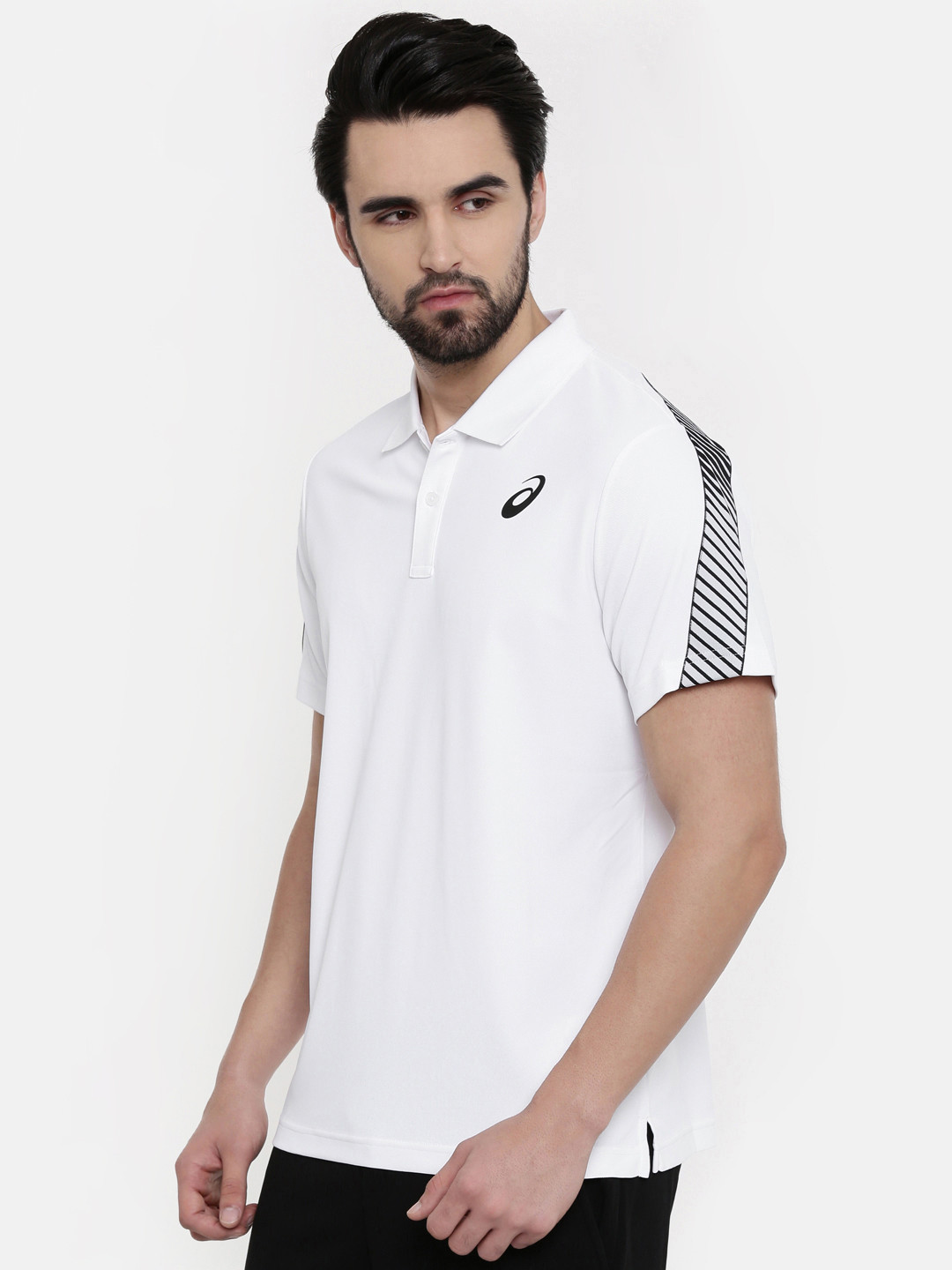asics collar t shirt