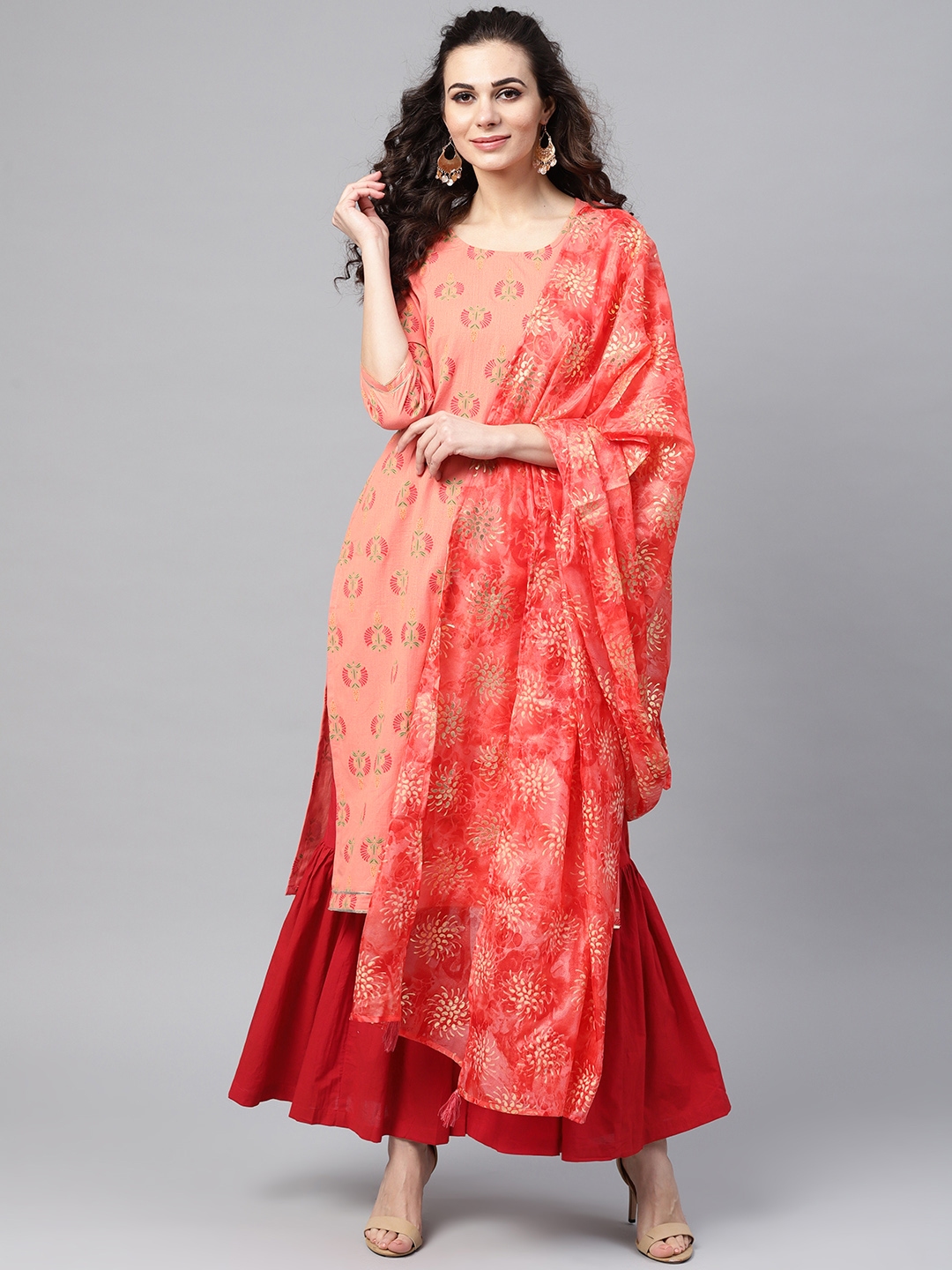 myntra sharara sets