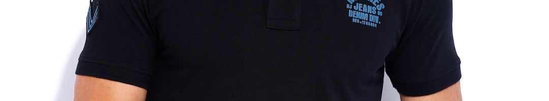 Buy Rookies Black Polo Pure Cotton T Shirt - Tshirts for Men 997399 ...