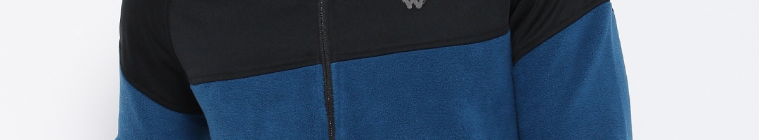 Buy Wildcraft Blue & Black Fleece Pro Adri Fleece Pro Jacket - Jackets ...