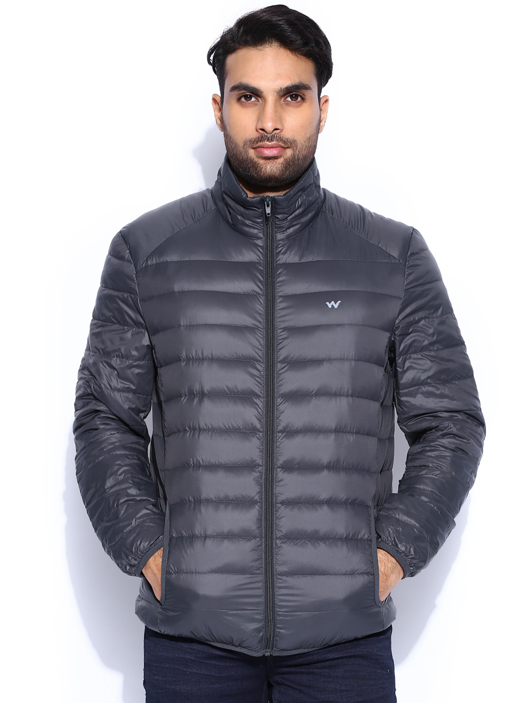 Buy Wildcraft Charcoal Grey Lightweight Padded Zail Down Jacket