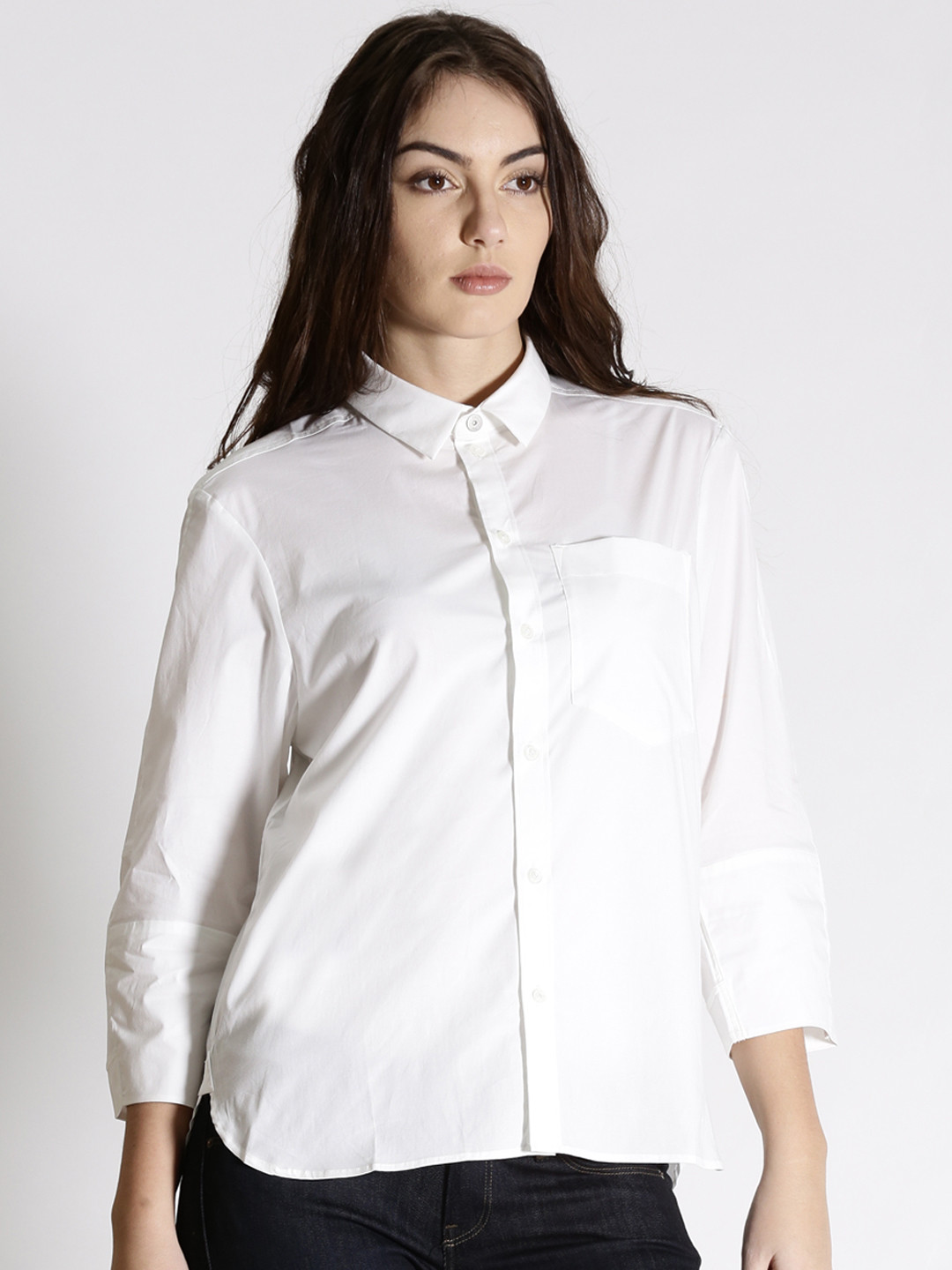 g star white shirt