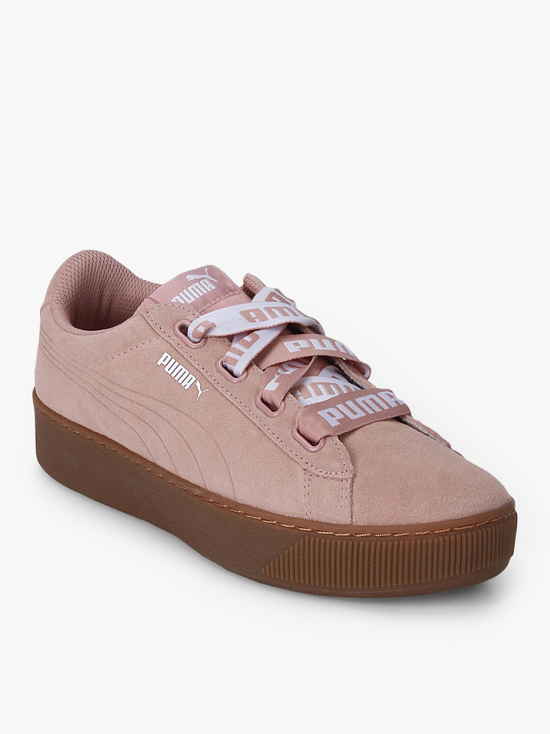 puma vikky platform ribbon sneakers