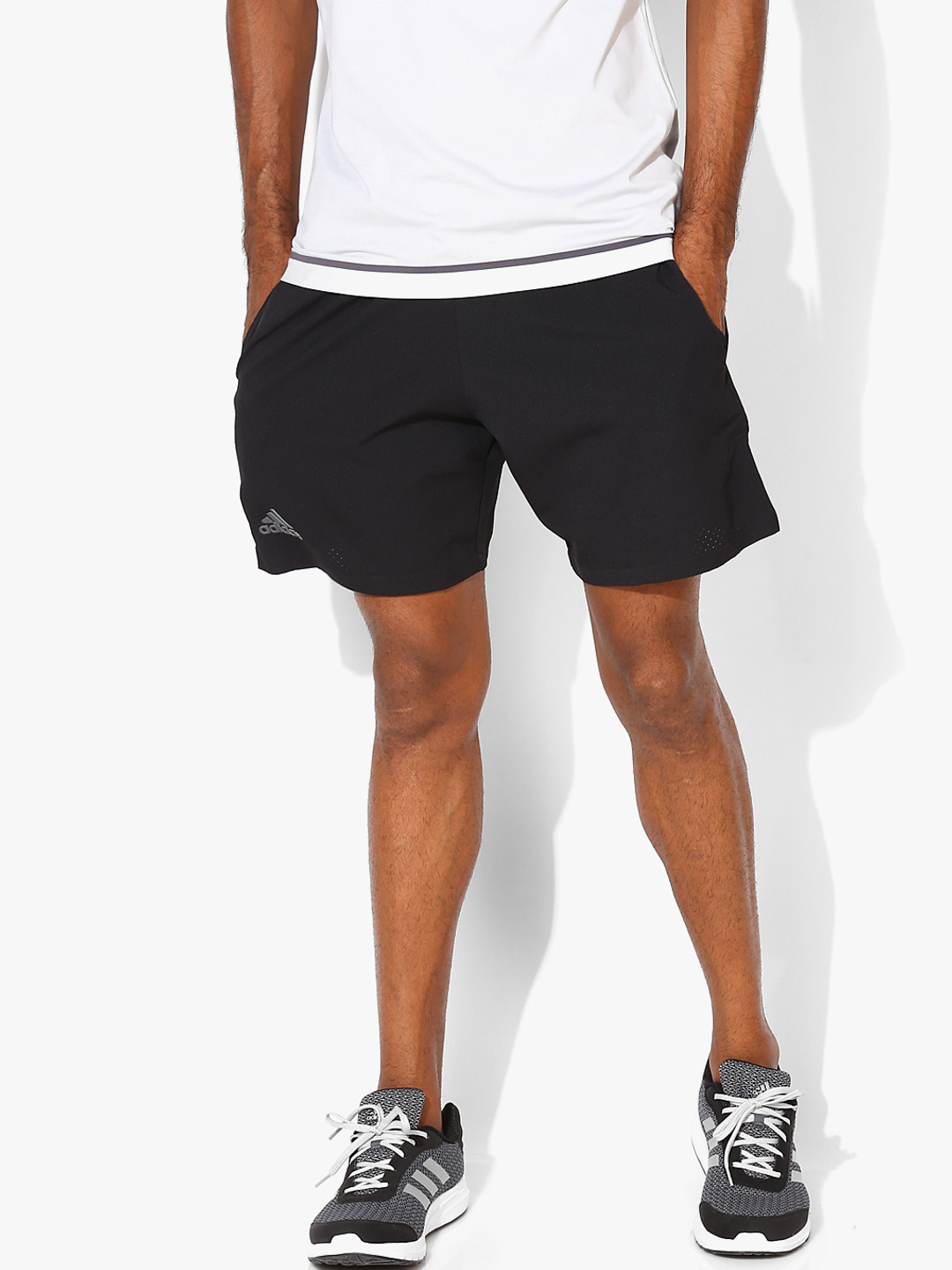 Buy Black Solid Shorts Shorts for Men 7634680 Myntra