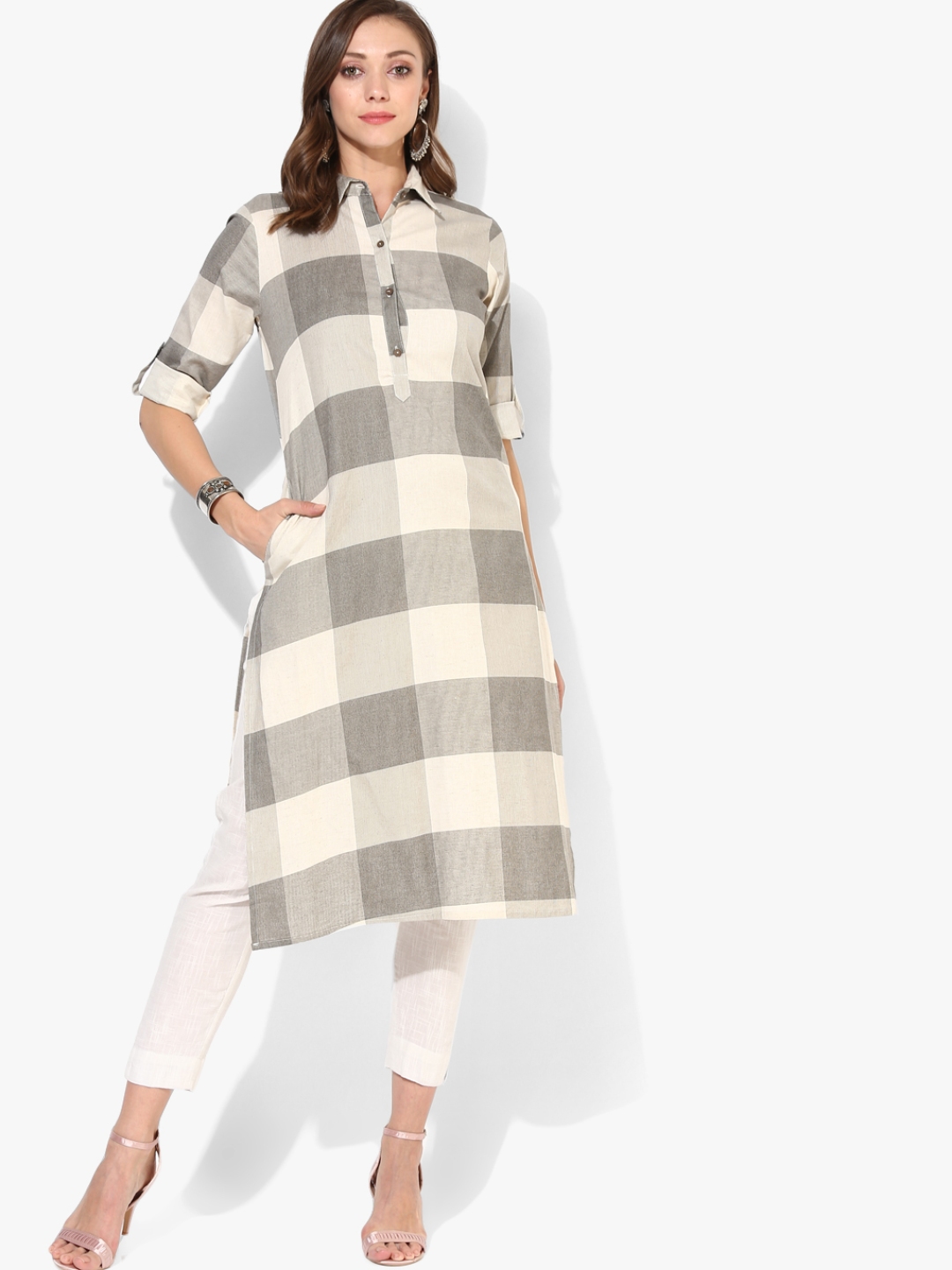 shirt collar ladies kurta