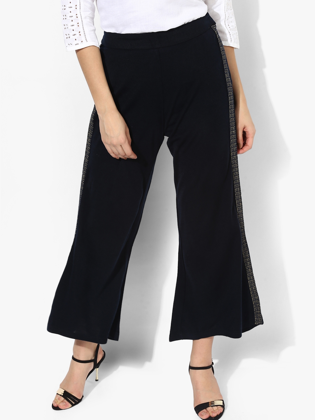 myntra flared palazzo