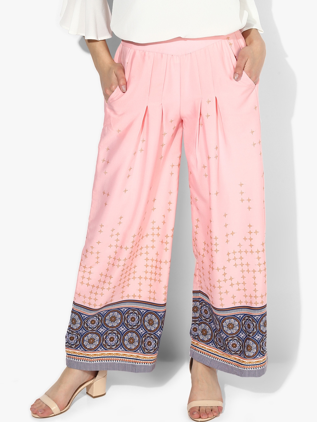 w flared palazzo