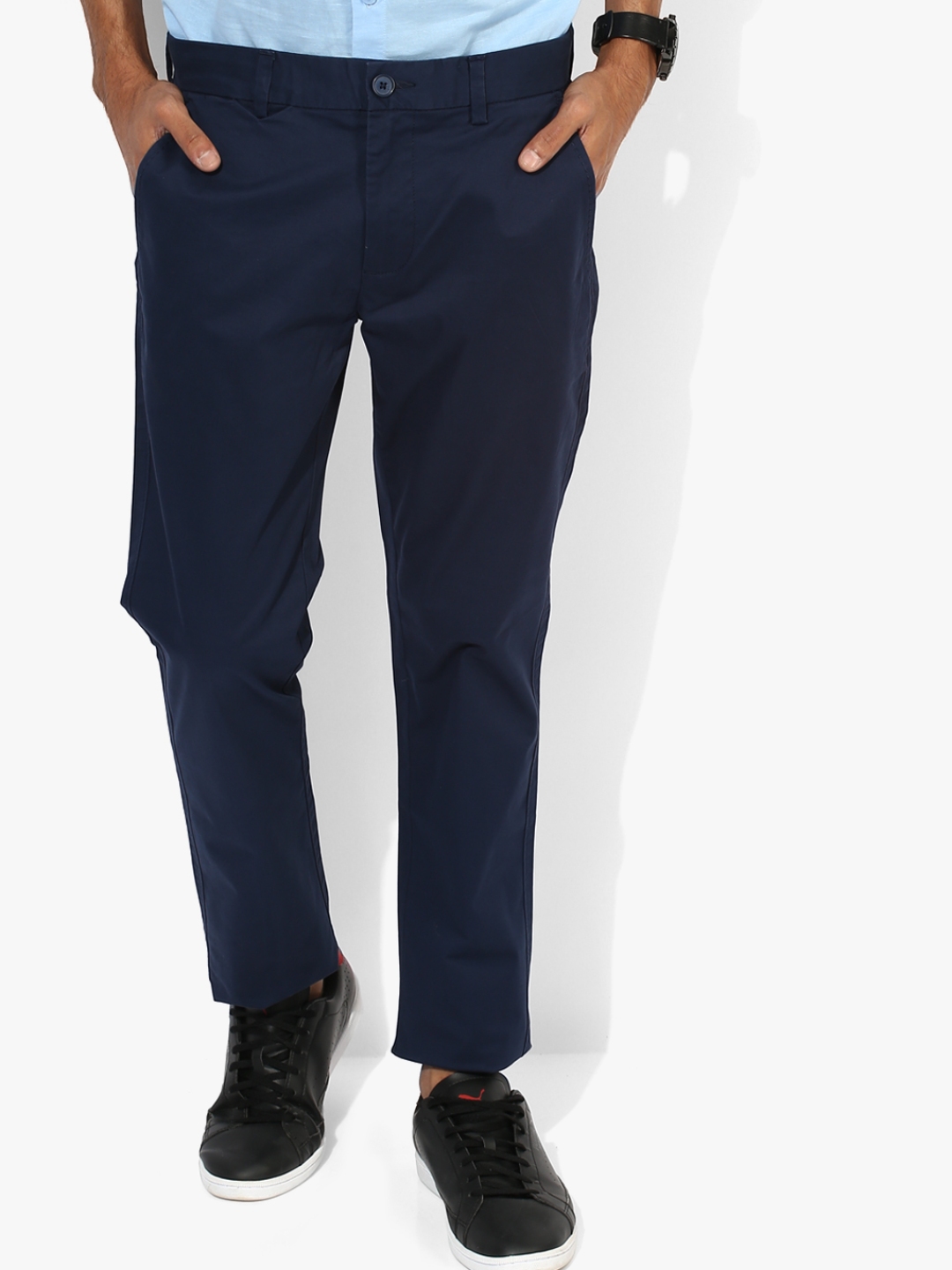 navy blue chinos
