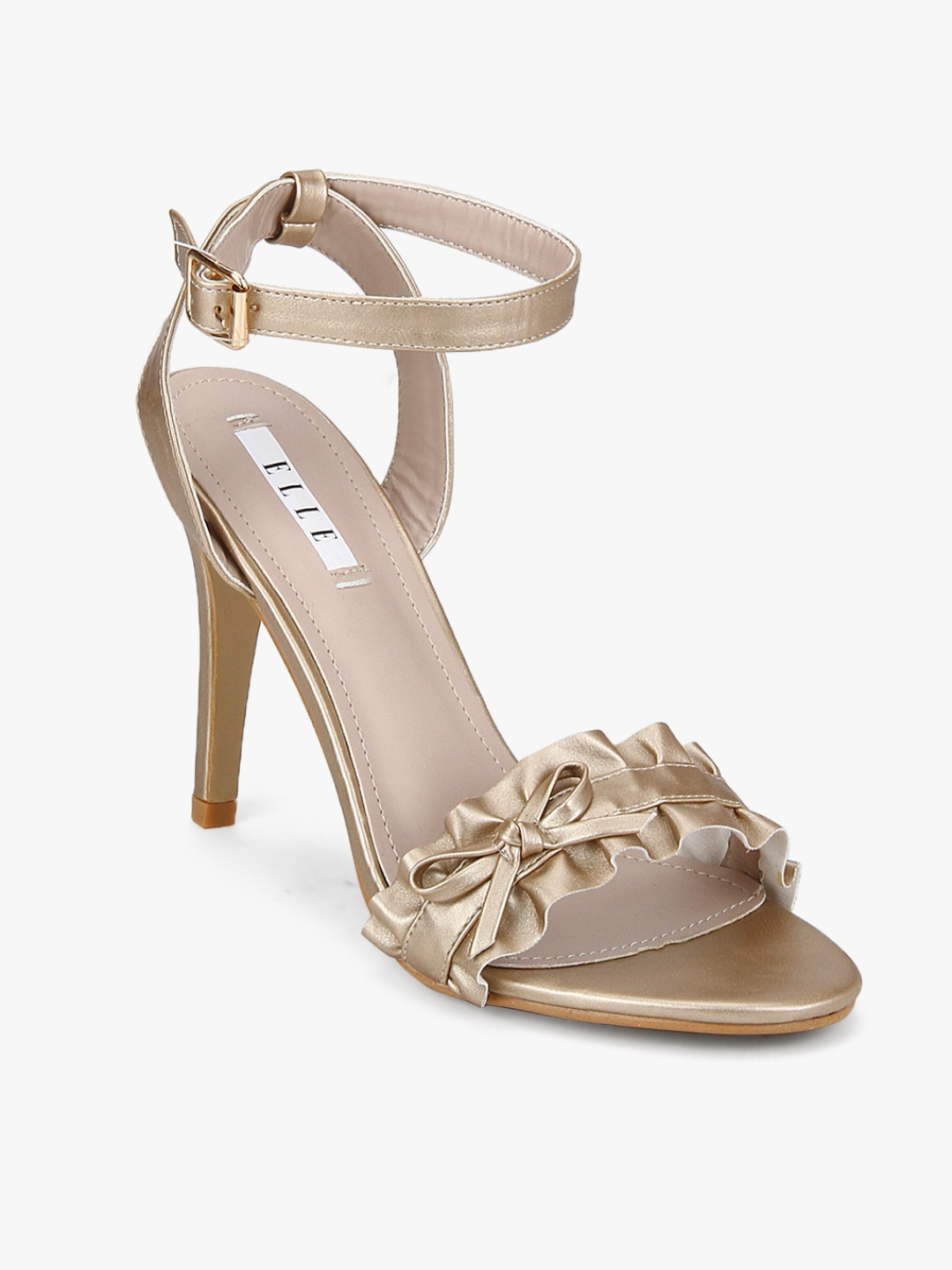chunky heels with ankle loop