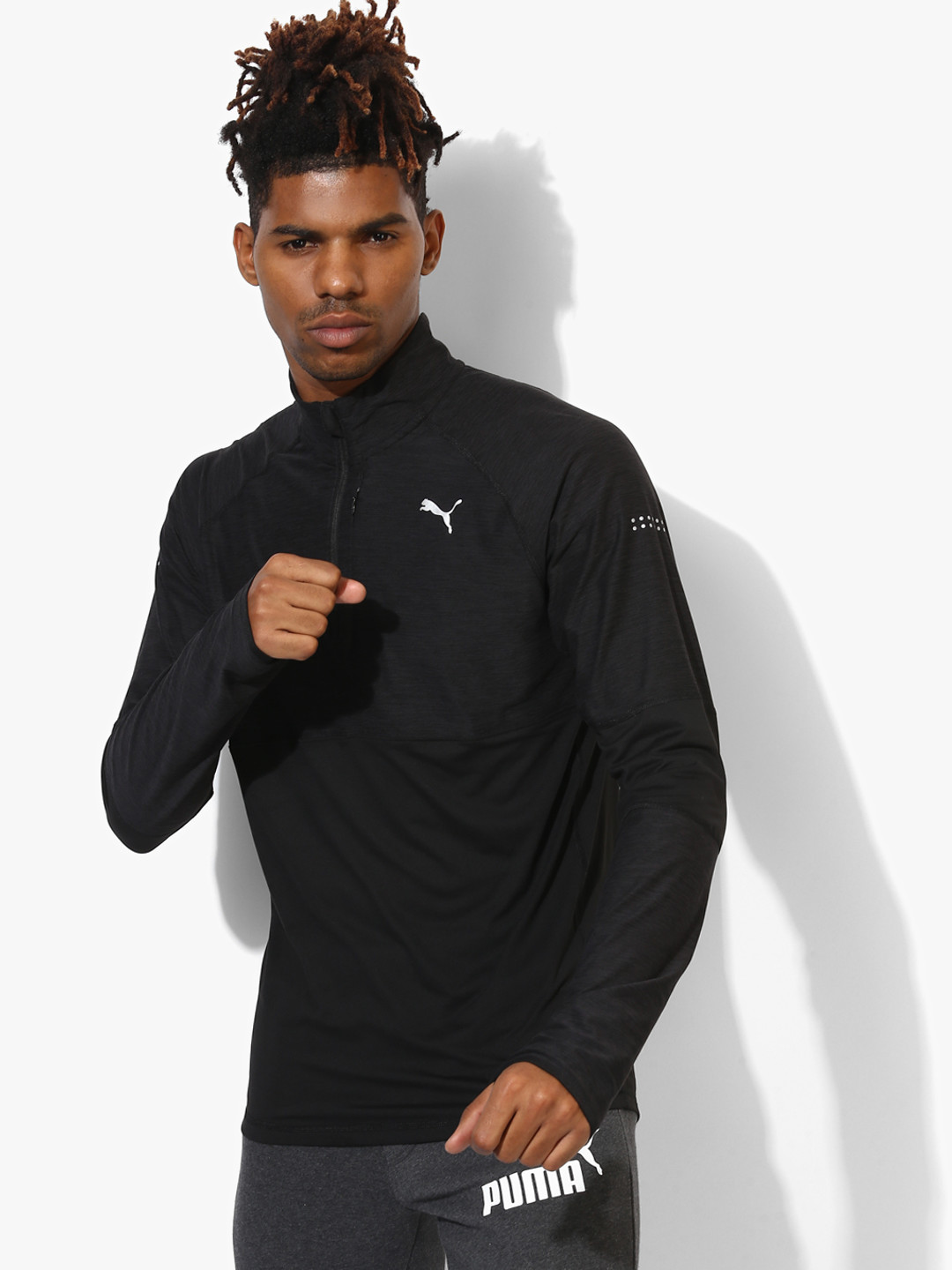 Buy Black Track Top Tshirts for Men 7681155 Myntra