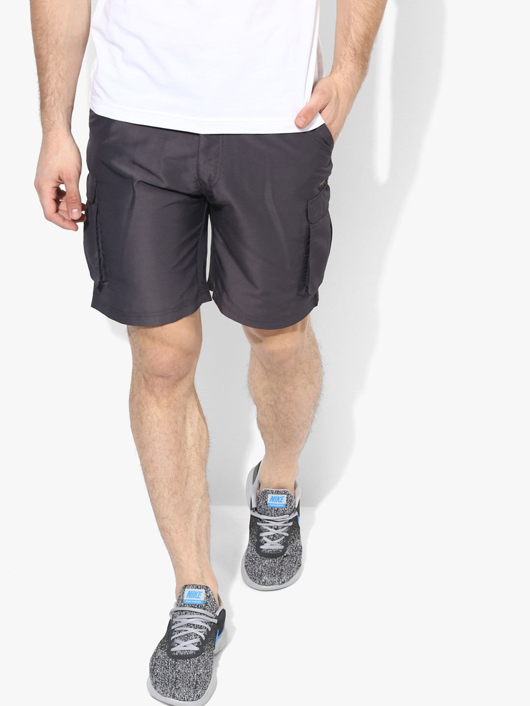 Buy Dark Grey Shorts Shorts for Men 7683186 Myntra