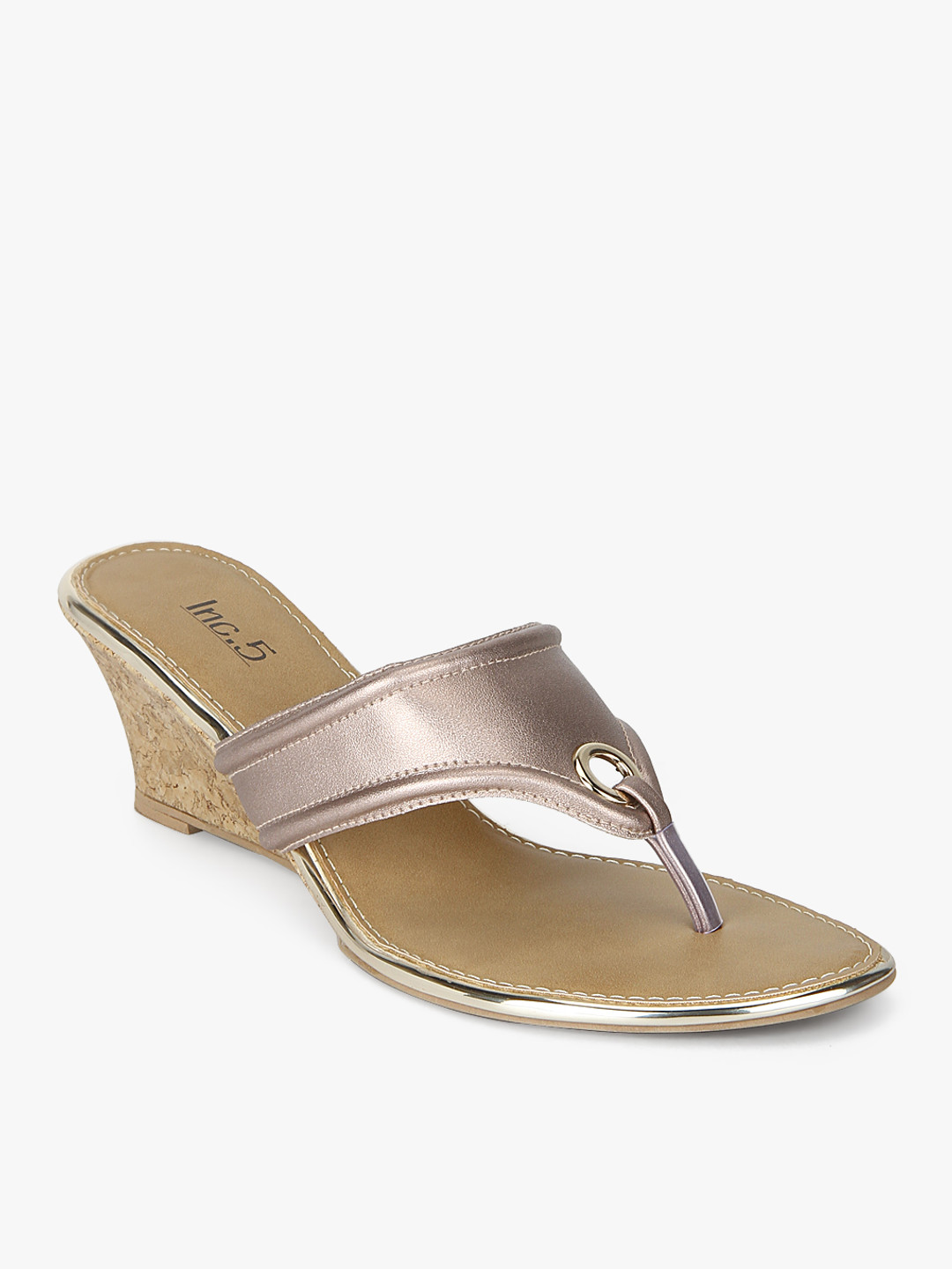 Buy Copper Solid Sandals Heels for Women 7680773 Myntra
