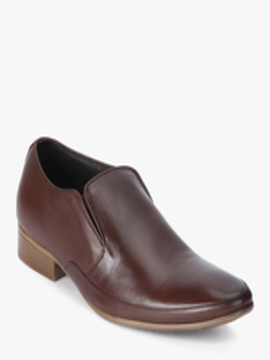 Buy Brown Slip On Formal Shoes - Formal Shoes for Men 7686412 | Myntra
